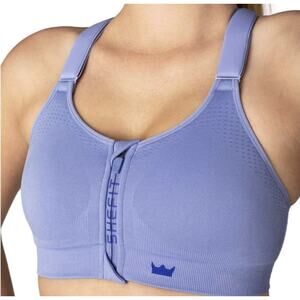 NWT SHEFIT Low Impact Sports Bra PERIWINKLE‎ Size SMALL Adjustable Straps pads